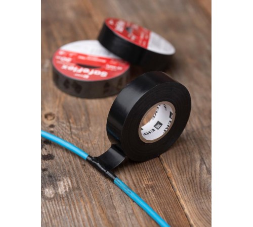 Изолента ПВХ черная 19мм 20м серии SafeFlex   plc-iz-sf-b   EKF