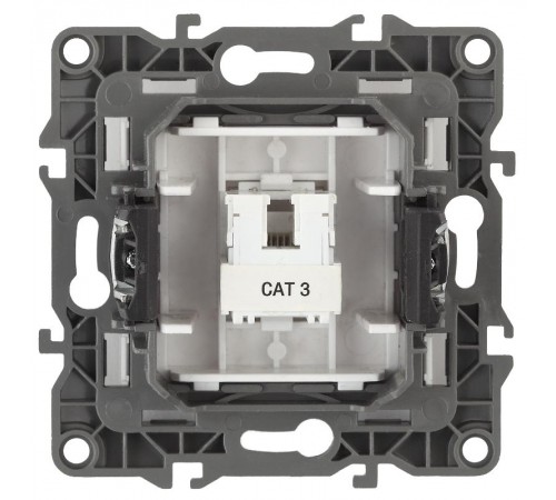 Розетка телефонная 12-3105-13 RJ11,  бронза  Б0019343  ЭРА