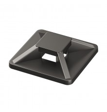 Монтажная база двойная самоклеящаяся 25x25 (спец.состав), черная дляхомутов шириной до 4,8мм  25475SR3MV  DKC