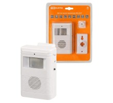 Датчик-звонок (движения) ДЗв-Д-01 (инфракрасный, 6 м, 32 мелодии, 3х1.5 В АА, 80 дБ, IP20)  SQ2604-0001  TDM