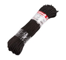 Шнур с сердечником 7 мм 50 м черный  77-1751-1  REXANT