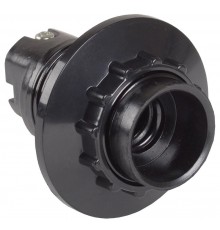 Патрон с кольцом карболитовый Е14  черный, индивидуальный пакет, Пкб14-04-К11  EPK21-04-02-K01  IEK