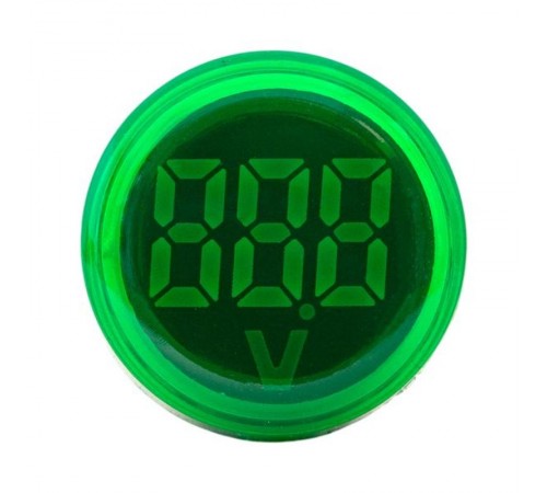 Индикатор значения напряжения зеленый ED16-22VD EKF PROxima  ed16-22vd-g  EKF