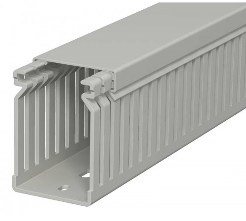 Распределительный кабельный канал LK4 60x40x2000 мм (ПВХ,серый) (LK4 60040)  6178031  OBO Bettermann