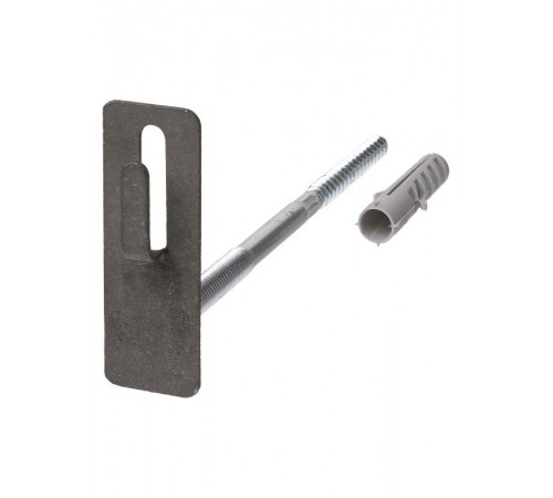 Держатель фасадный для прута 8-10 мм длина 160 мм с дюбелем, стальной крюк   SQ2402-3152  TDM