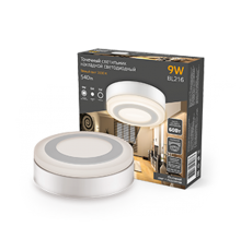 Светильник  Backlight накладной BL216 Кругл. Акрил, 6+3W, LED 3000K, 145, 1/30  BL216  Gauss