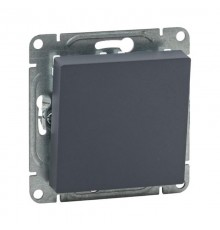 Механизм выключателя, одноклавишный, проходной, графит Эпика  UP1-SWG-11 EKF