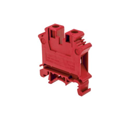 Клемма винтовая проходная, 10 мм2, красная MTU-10RD  54698  ОВЕН