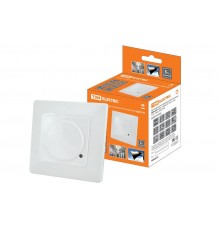 Датчик движения ДДМ-05В 5,8ГГц, 1200Вт, 10-720с, 5-15м, 3+лк, 180гр, IP20,  SQ0324-0030  TDM