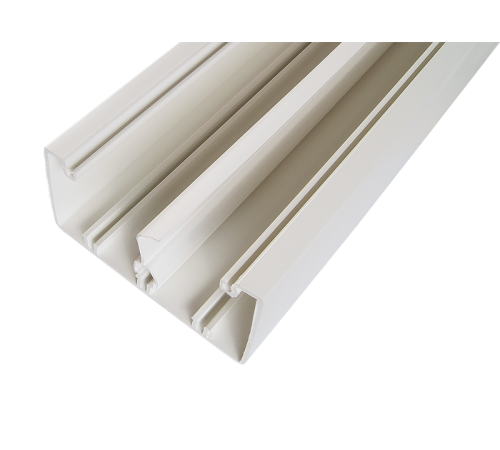 Кабельный канал с крышкой 100х50х2000мм (белый)  100001S  SPL
