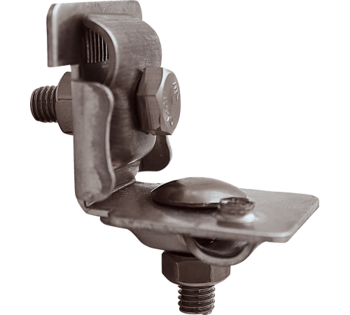 Держатель проводника круглого 6-10 мм для фальца 0.7-8 мм универсальный, оцинк.91091-2Ezetek