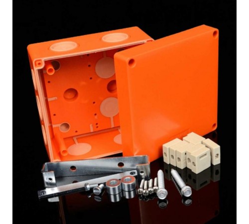 Коробка огнестойкая Е90, 126х126х74, IP66, для инф. кабелей с керамическими клеммниками 8x0,5-4 мм2 KSK 125 (DPO)  KSK 125_DPO  Kopos