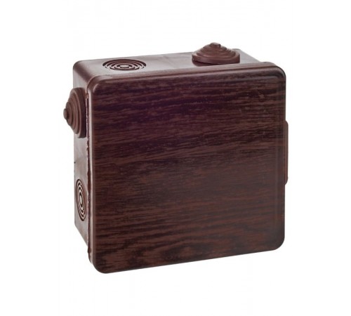 Коробка расп. КМ 100х100х50мм о/к IP54 8 вв. дуб  UKO31-100-100-050-K24-54  IEK