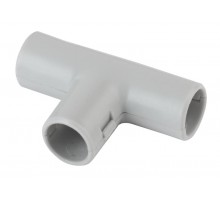 TR-20 Аксессуары для труб и металлорукава ЭРА Тройник (серый) соединительный для трубы 20мм (10шт)  Б0036831  ЭРА