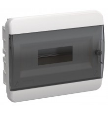 Корпус пластиковый встраиваемый на 12 модулей ЩРВ-П-12 IP41 черная прозрачная дверь TEKFOR  TF5-KP12-V-12-41-K01-K03 TEKFOR  IEK