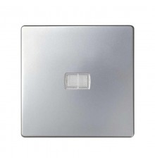 Simon 82 Клавиша для выключателя одноклавишного с подсветкой под пиктограммы, S82, S82N, алюминий  8200013-033  Simon