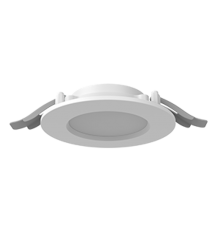 Светильник светодиоденый ДВО VARTON DL-01 Slim 100мм 8Вт 3000К круглый 120x37мм IP65/40 RAL9003   V1-RF-00011-10000-6500830  VARTON