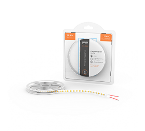 Лента светодиодная Basic LED 2835/120 12V 9,6W/m 624lm/m 3000K 8mm IP20 2m 1/100  BT060  Gauss