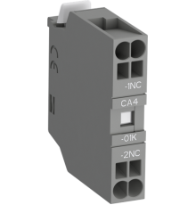 Блок контактный CA4-01K (1НЗ) фронтальный с втычными клеммами для контакторов AF09K-AF38K и реле NF22EK-NF40EK  1SBN010160R1001  ABB