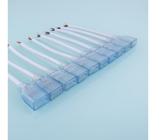 Коннектор для ленты Premium LS012 220V 5050 RGB односторонний гибкий (10 pkt) (PSL-08)  a041344  Elektrostandard