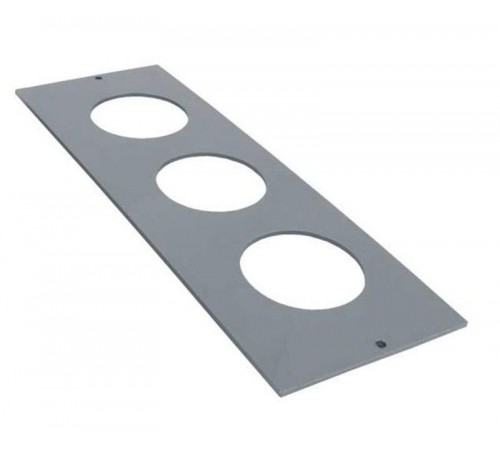 Рамка приборная классик на 3 места для лючка C-Line 24  cl-rp-3-24  EKF