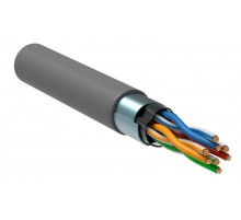 Витая пара F/UTP 5E 24AWG 4PR LSZH 1м серый 305м РФ  BC1-C5E04-321-305-R-G  GENERICA