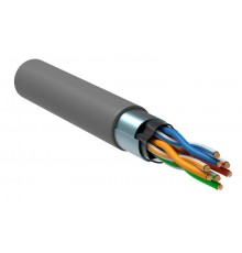 Витая пара F/UTP 5E 24AWG 4PR LSZH 1м серый 305м РФ  BC1-C5E04-321-305-R-G  GENERICA