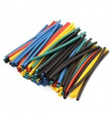 HSTGS1 Набор термоусадочных трубок N7 с клеем, длина 10 см.,коэф.усадки 3:1,черный (12шт в упаковке)  32768  STEKKER