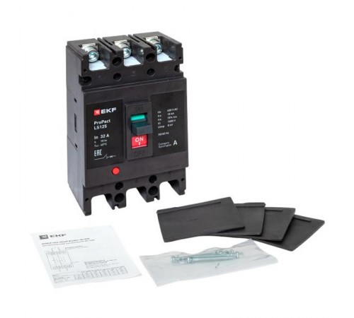 Выключатель автоматический LS125 18кА 3P 32А ProPact  mccb-125-18-3-32-ls  EKF