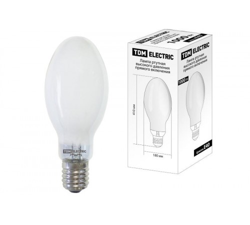 Лампа дуговая ртутно-вольфрамовая ДРВ 1000Вт Е40 4200К  SQ0325-0023  TDM