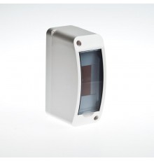 Щиток тусо о/п на 2 мод. с вертикальной дверцей. 140х55х85мм  68302  Рувинил