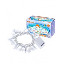Гирлянда светодиодная "Снежинки" 50LED, 5м, 8 режимов, многоцвет., прозр. шнур, 250 В,  SQ0361-0047  TDM ELECTRIC
