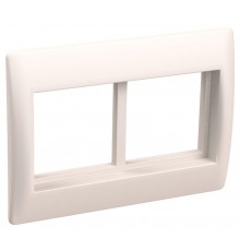 Рамка и суппорт для кабель-каналов Праймер на 4 модуля, 75мм, для 100х40, 100х60  CKK-40D-RSU4-075-K01  IEK