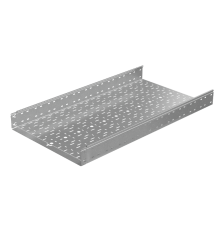 Лоток перф. 100х600х1,0 L6000 мм "Быстрый монтаж ПЛЮС" HD  LPplus100-600-1.0-6000 HD  КМ - профиль