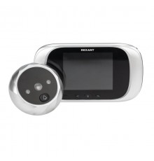 Видеоглазок дверной (DV-112) с цветным LCD-дисплеем 2.8" с функцией записи фото и звонком  45-1112  REXANT