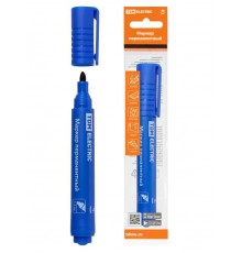 Маркер перманентный 1-3 мм, синий (пакет) круглый наконечник  SQ0594-0124  TDM
