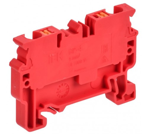 ARMAFIX Клемма пруж. Push In CP 4мм2 красная  AF-CT20-00-K04-004  IEK