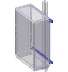Комплект крепления к столбу Ш=580 мм  CN5FB058  DKC