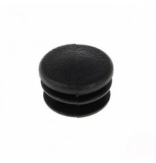 Заглушка внутренняя для трубы D25мм, черн.пластик, (4 шт) - пакет   150038  Tech-KREP