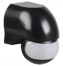 Датчик движения ДД 010 черный, макс. нагрузка 1100Вт, угол обзора 180град., дальность 10м, IP44,  LDD10-010-1100-002  IEK