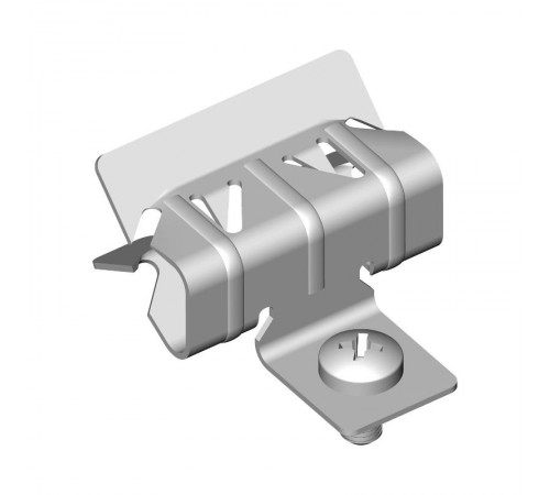 Зажим балочный 2-7 мм с отгибом и винтом М6х9   PR08.5818  Промрукав