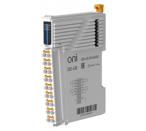 IOD 430 Модуль аналогового ввода 4 токовых сигнала  IOD-430-TB-04I000  ONI