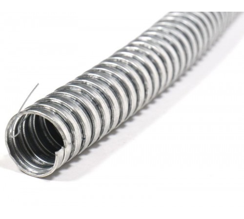 Металлорукав Р3-Ц 18 (20 м/уп.) с протяжкой DIY  zeta43203  ГОФРОМАТИК