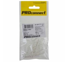 Дюбель-хомут 5-10 белый (10 шт.) PROCONNECT  07-4501-2-9  PROconnect