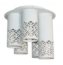 Светильник "Касабланка" 151 бел. муар НПБ 01-5х60-157 Е27  1005404803  Элетех