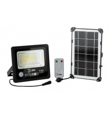 Прожектор светодиодный уличный на солн. бат. 50W, 360 lm, 5000K, с датч. движения, ПДУ, IP65 (10  Б0049546  ЭРА