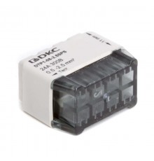 Клеммная колодка на 8 проводника до 2,5 кв. мм. на токи до 24А  DTP1-08-2.5SPS  DKC