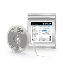 Лента светодиодная Elementary 2835/120-SMD 9.6W 12V DC холодный белый IP20 (ZIP Bag 5м)  355000310  Gauss