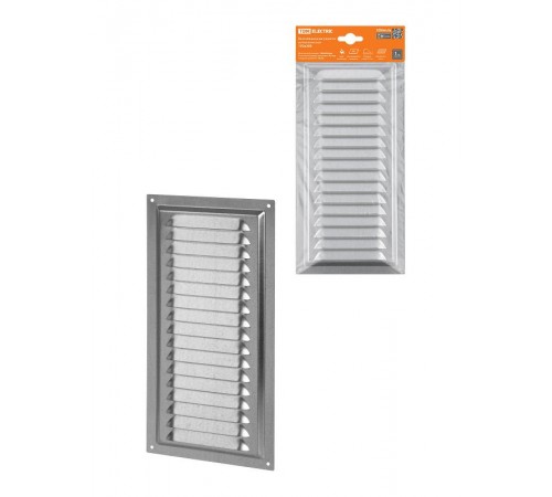 Решетка металл. 150х300, с оцинкованным покрытием,  SQ1807-0713  TDM