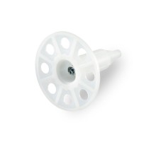 Тарельчатый дюбель гриб с гвоздем для ПМ IN50 белый (100 шт/уп)  PR08.12250  Промрукав